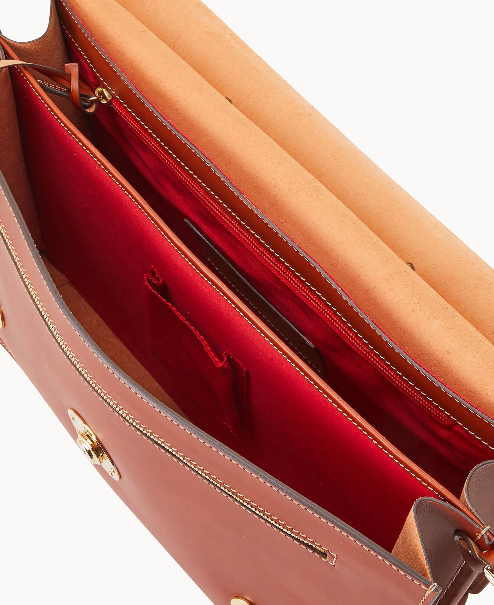 Alto Double Gusset Buckle Briefcase - Image 3