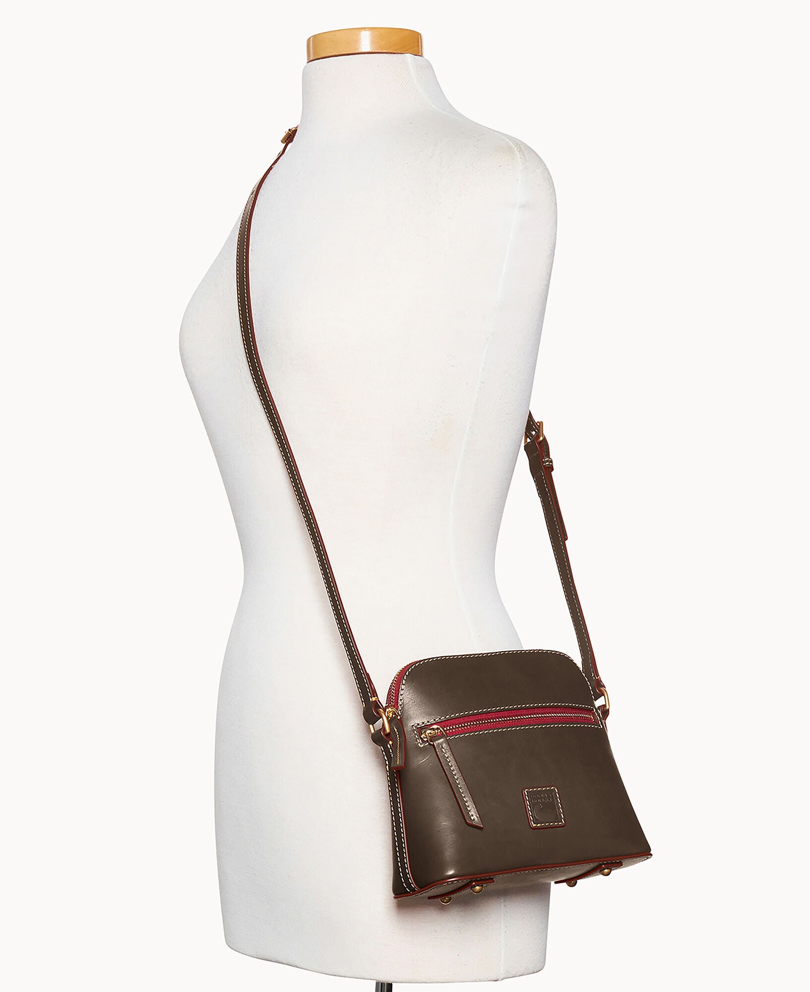 Florentine Zip Domed Crossbody - Image 16