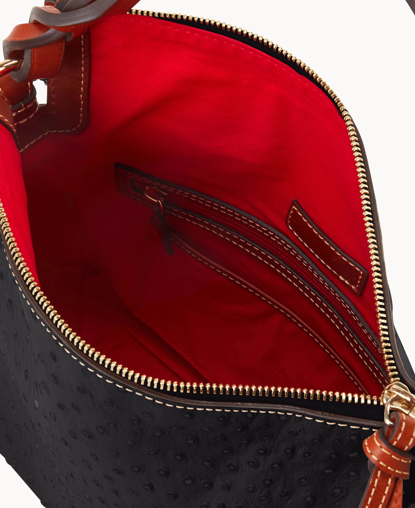 Ostrich Twist Strap Hobo - Image 3