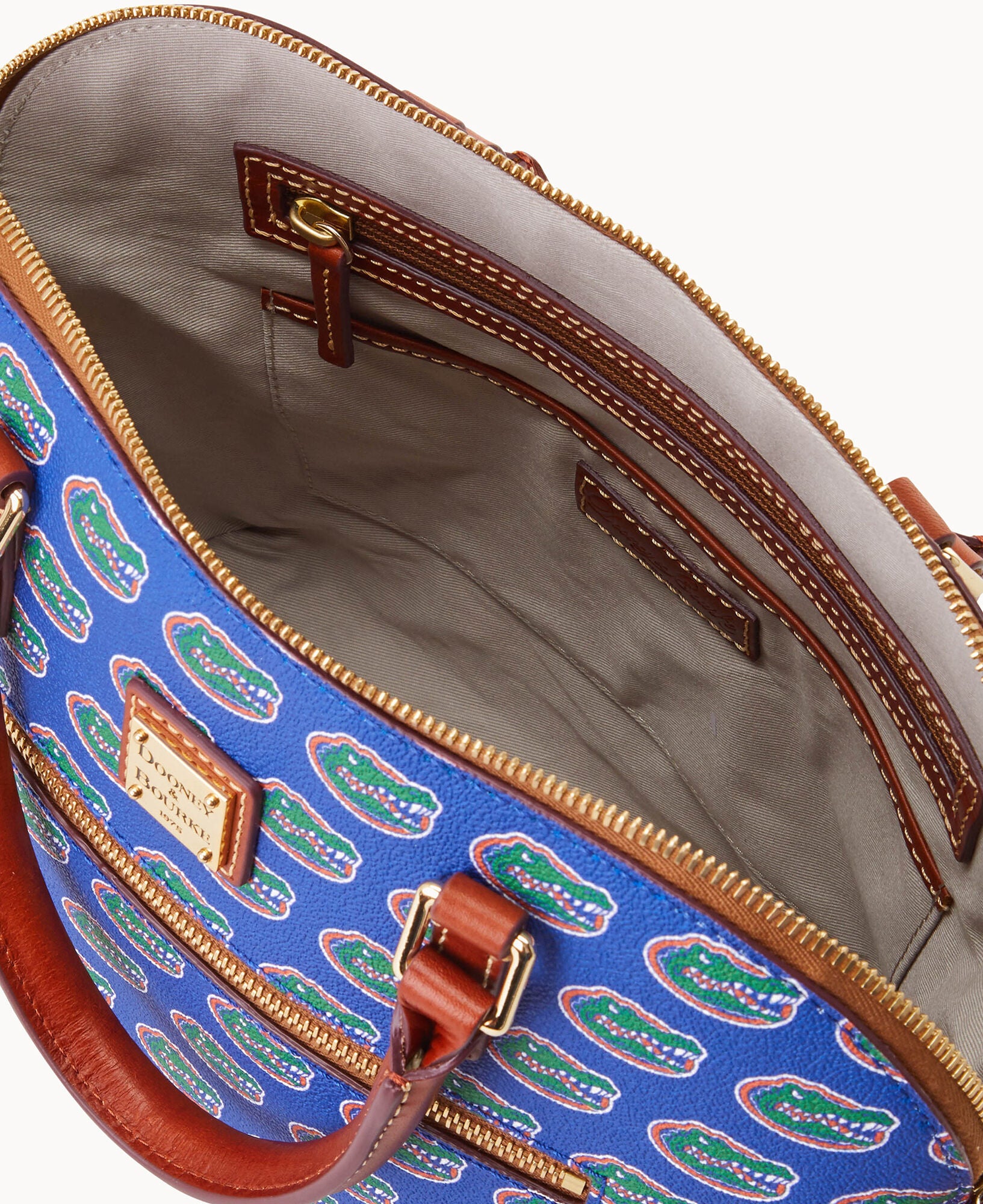 Collegiate University of Florida Domed Zip Satchel - Image 3