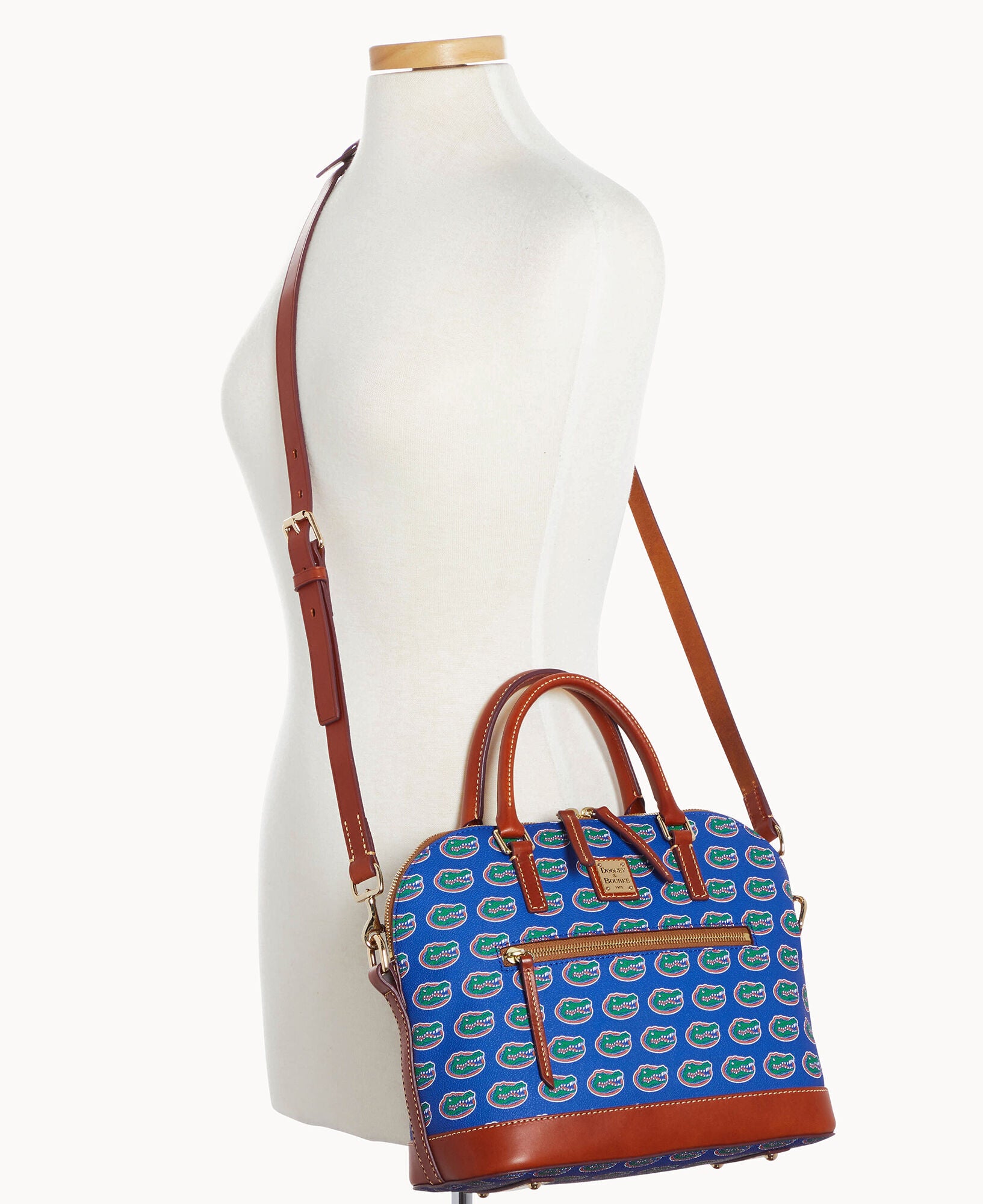 Collegiate University of Florida Domed Zip Satchel - Image 4