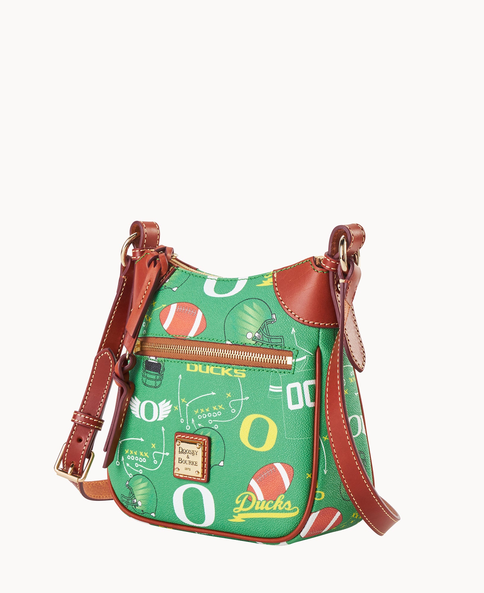 Collegiate University of Oregon Front Zip Crossbody - Image 2
