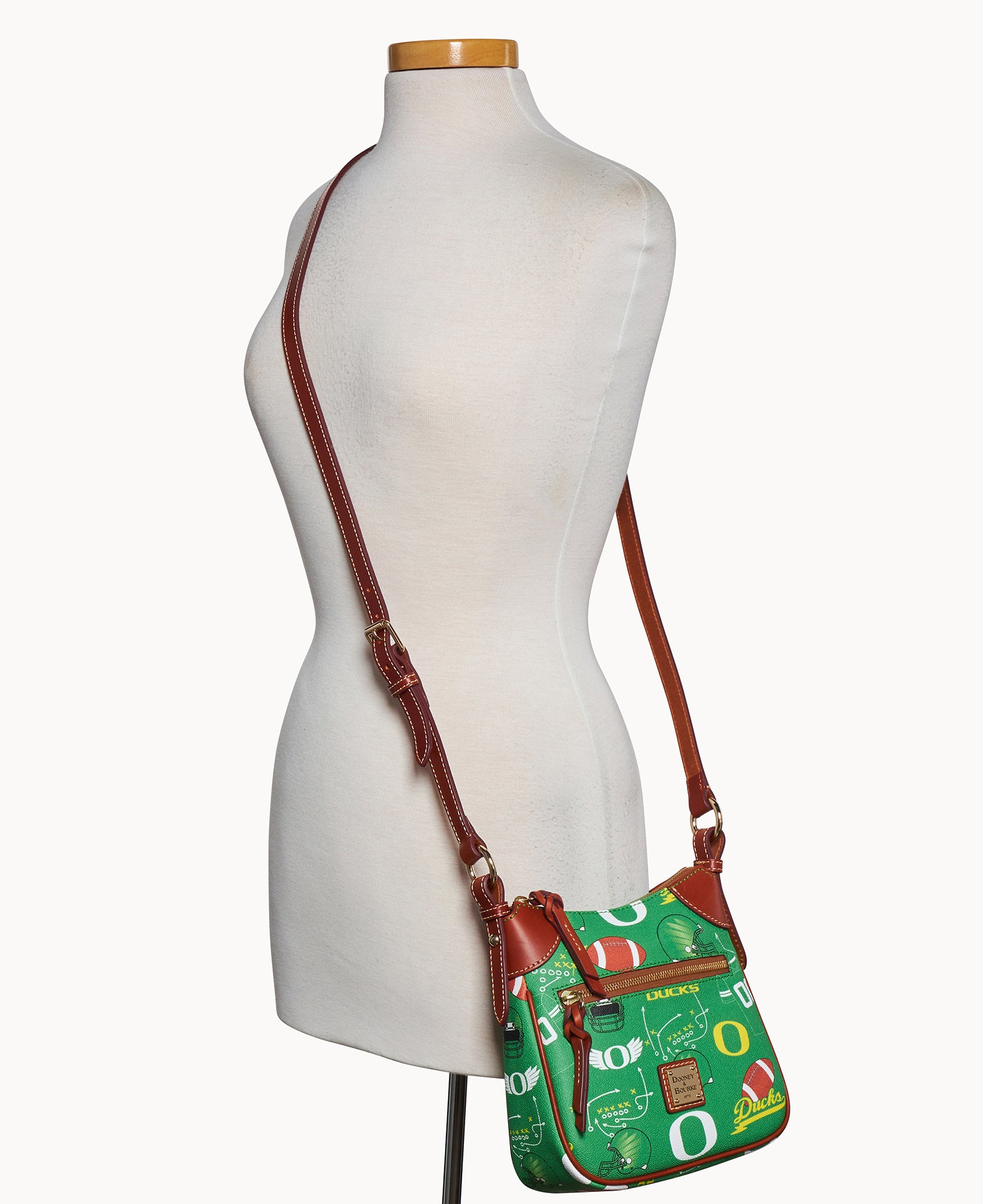 Collegiate University of Oregon Front Zip Crossbody - Image 4