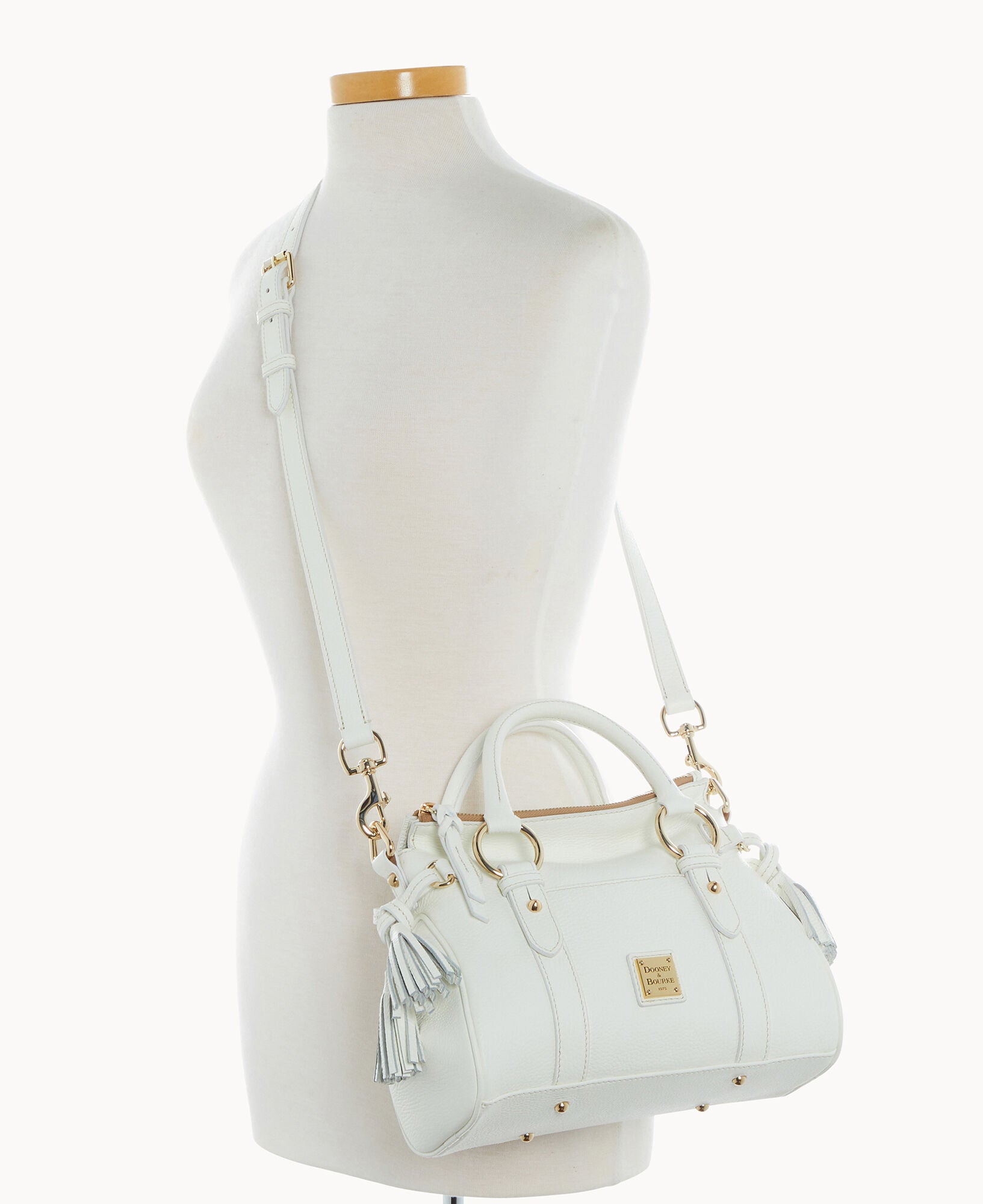 Lucca Leather Satchel With Pocket - Image 15