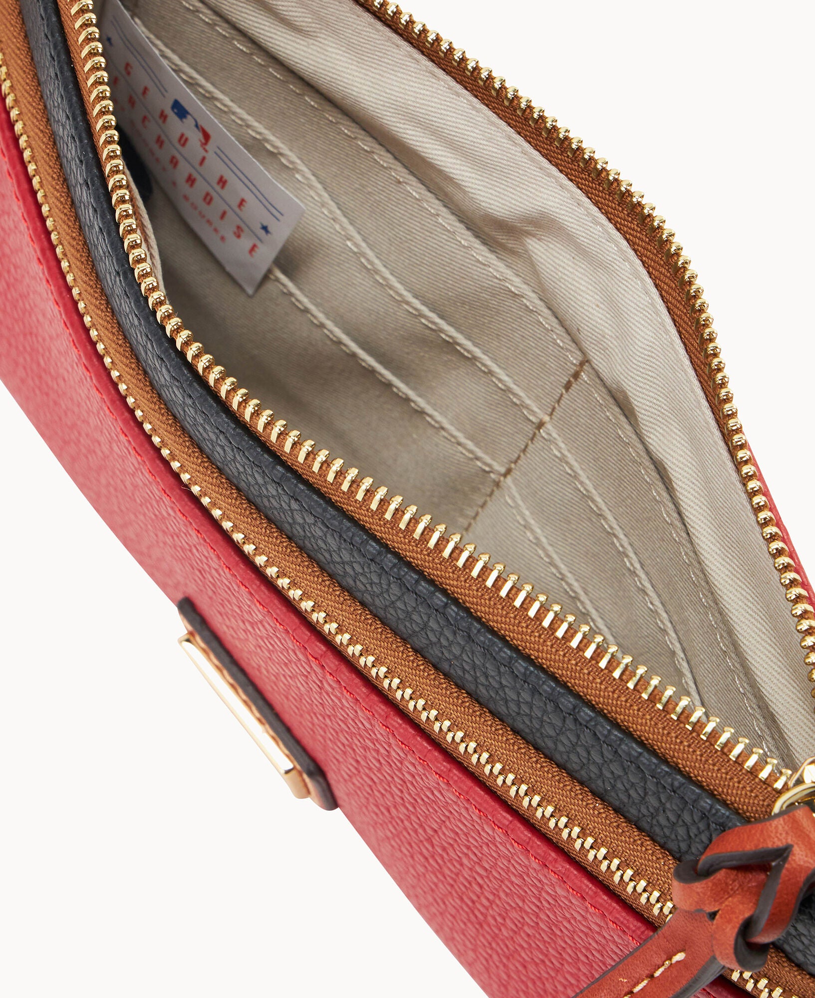 MLB Reds Double Zip Wristlet - Image 3