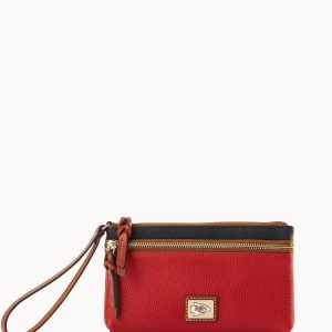 NFL Chiefs Double Zip Wristlet